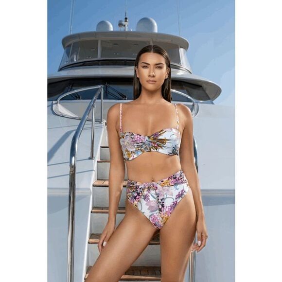 Swiminista x Christian Lacroix Josephine Floral Classy Bottoms, S NWT - Picture 5 of 8